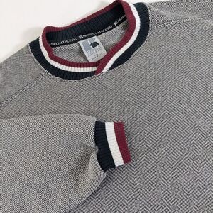 Vintage Russell Men's‎ 2XL Long Sleeve Birdseye Pique Pullover Gray Sweater